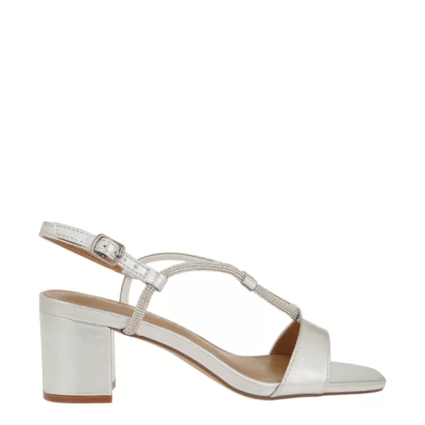 Γυναικεία πέδιλα Seven 614-90E SILVER W490E6144E94 ασημί