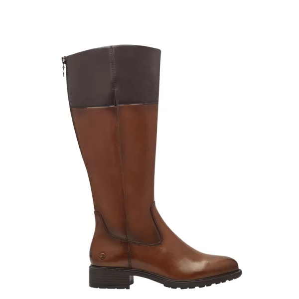 Γυναικείες μπότες Tamaris 1-25642-43 312 καφέ δέρμα