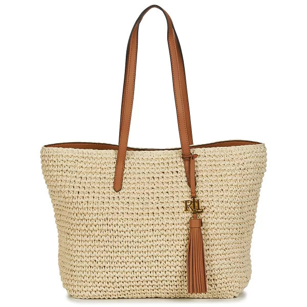 Τσάντες ώμου Lauren Ralph Lauren STRAW TOTE-TOTE-MEDIUM