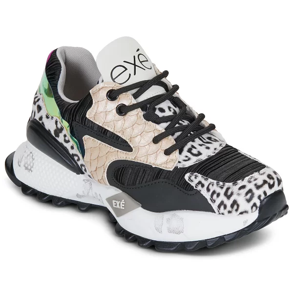 Xαμηλά Sneakers Exé Shoes D190608-17-SNAKE-BLACK