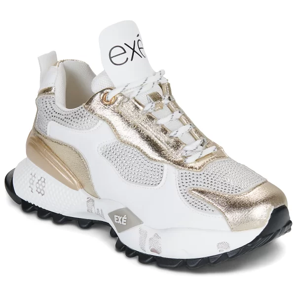 Xαμηλά Sneakers Exé Shoes D190608-22A-PU-WHITE-GOLD