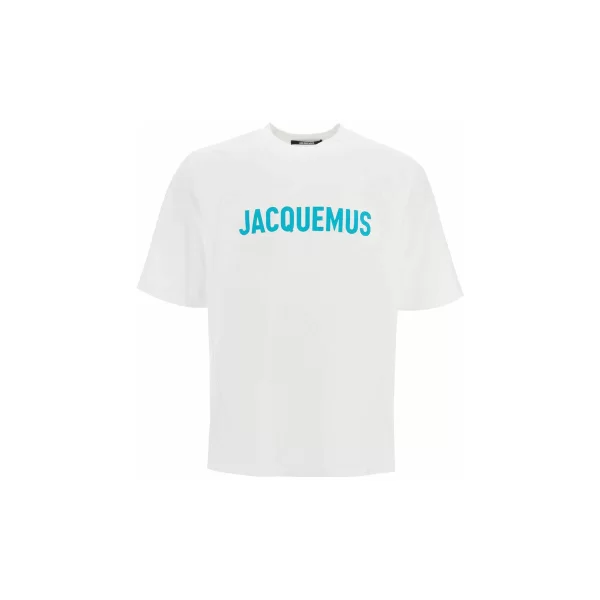 T-shirt με κοντά μανίκια Jacquemus LE T-SHIRT LE TYPO MULTI-WHITE