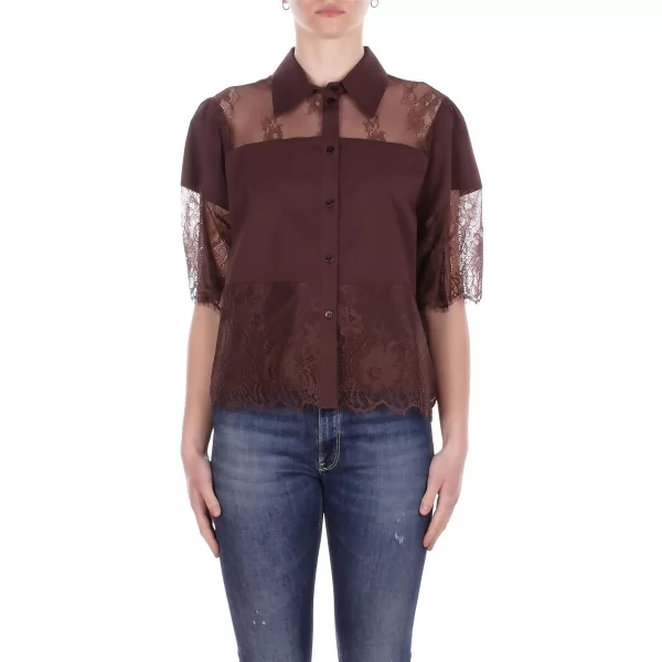 Πουκάμισο με κοντά μανίκια Blugirl RA6142T544A