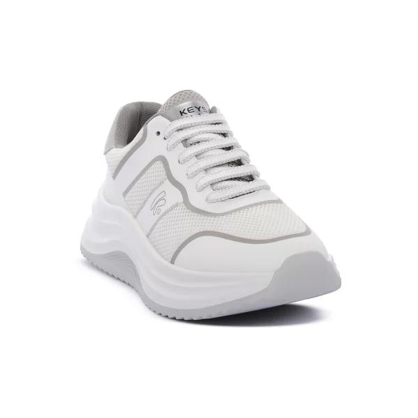 Xαμηλά Sneakers Keys WHITE GREY