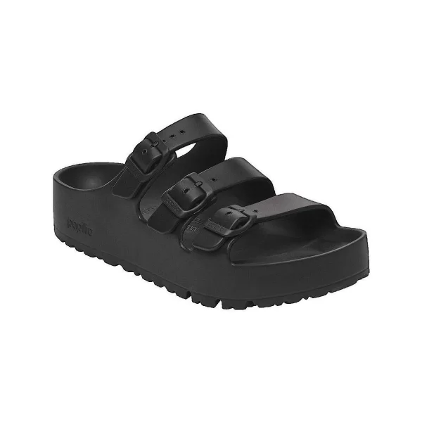 Mules BIRKENSTOCK Sandales Florida III EVA PAP Flex Platform noir