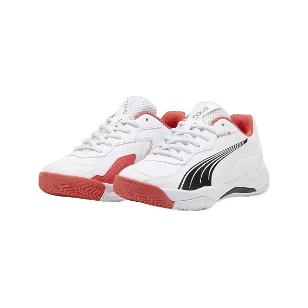 Παπούτσια Sport Puma Chaussures de padel Nova Smash blanches