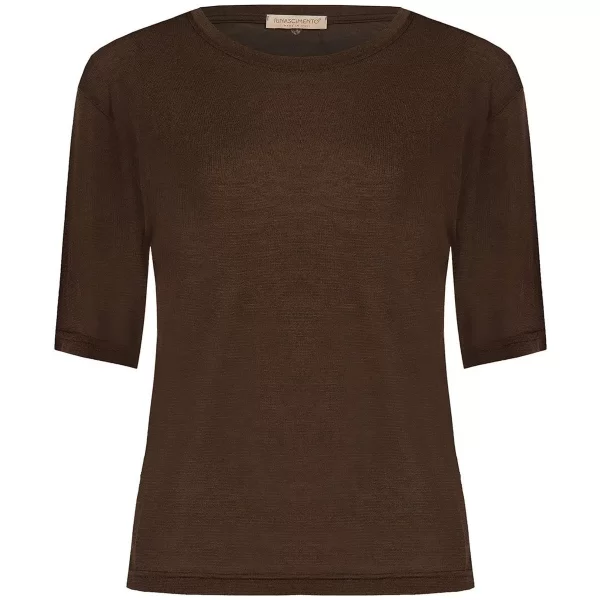 T-shirt με κοντά μανίκια Rinascimento CFC0128554003