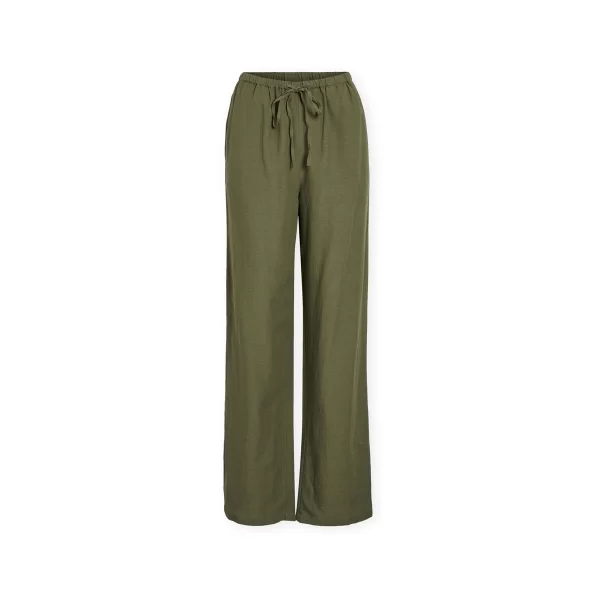 Παντελόνα Vila Noos Prisilla Trousers - Olivine