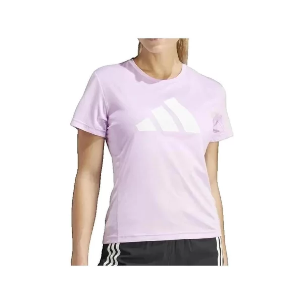 T-shirt με κοντά μανίκια adidas T-shirt Run It violet