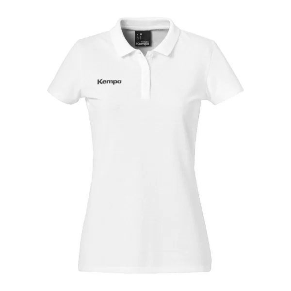 Πόλο με κοντά μανίκια Kempa Polo manches courtes Basics blanc