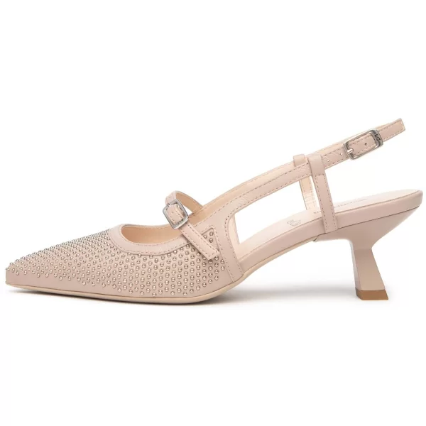 Γόβες NeroGiardini Nappa Pandora Tpu Cleto Naturale