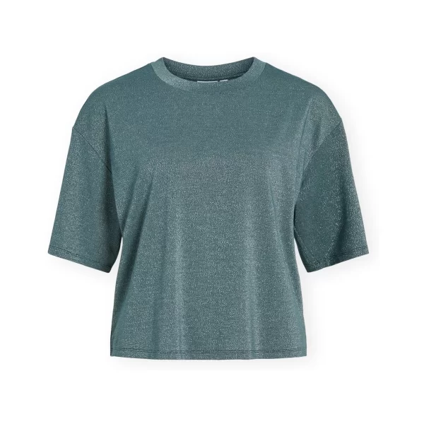 T-shirt με κοντά μανίκια Vila T-Shirt Luxi - Atlantic Deep