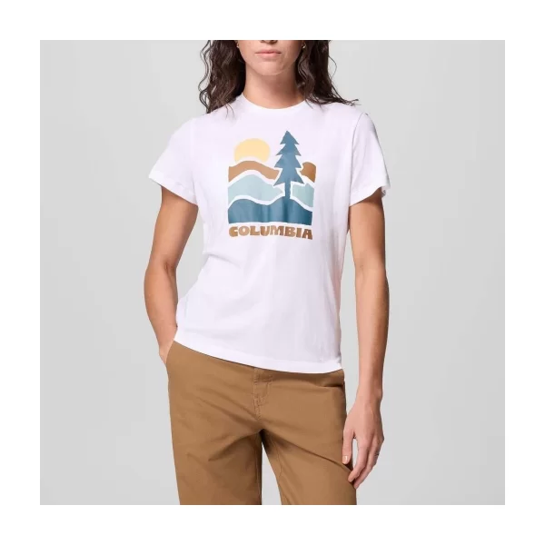 T-shirt με κοντά μανίκια Columbia Camisetas Mujer Modèle Ruby Springs Graphic Fit