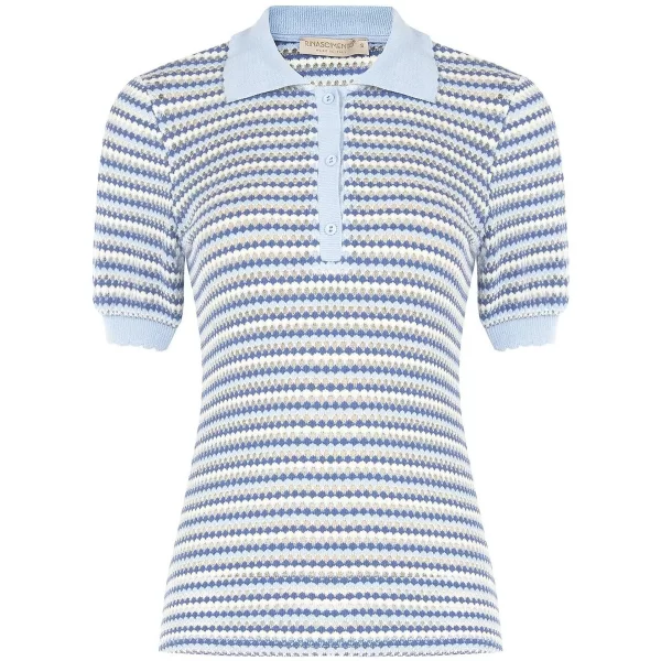 Πόλο με κοντά μανίκια Rinascimento CFC0129452003