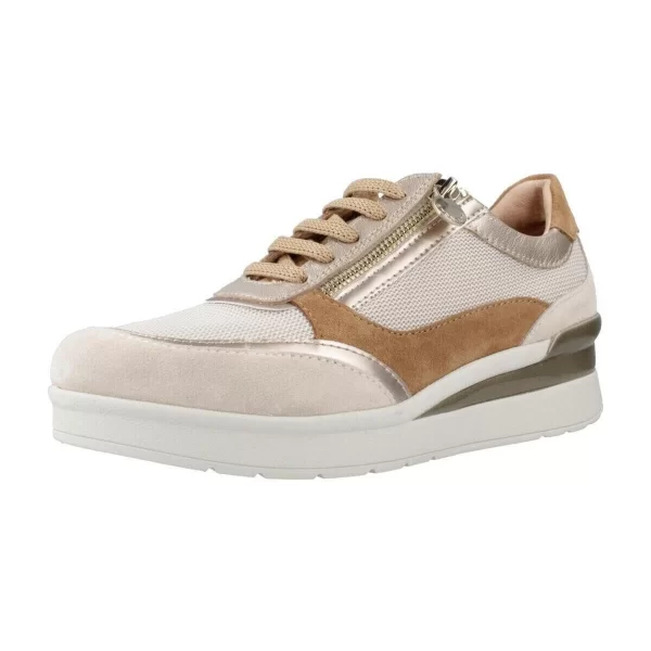 Xαμηλά Sneakers Stonefly Sport Zapatillas Mujer Modèle Cream 52 Velour Tex