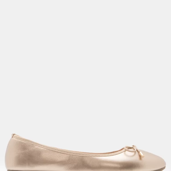 Μπαλαρίνες με Διακοσμητικό Φιόγκο - Χρυσό