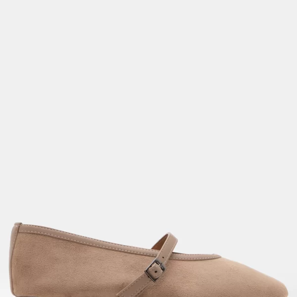 Μπαλαρίνες με Λουράκι - Μπεζ