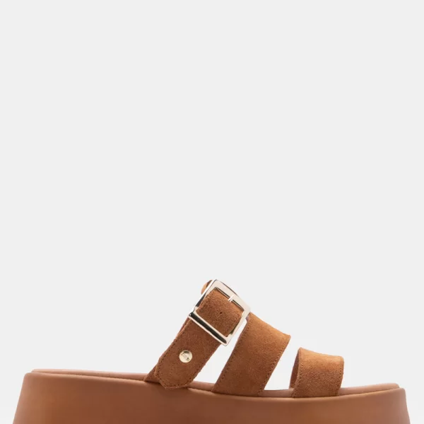 LUIGI DESIGN - Πλατφόρμες με Λουράκια & Τόκα - ΤΑΜΠΑ