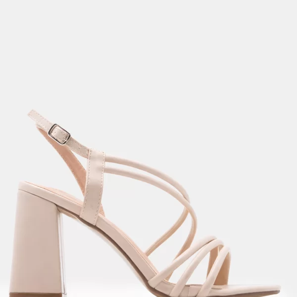 Πέδιλα με Πολλαπλά Λουράκια - Μπεζ