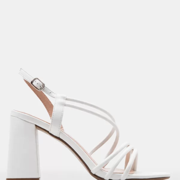 Πέδιλα με Πολλαπλά Λουράκια - Λευκό