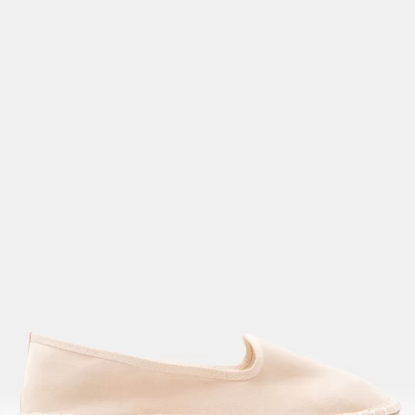 Flat Μπαλαρίνες με Ραφές - Μπεζ