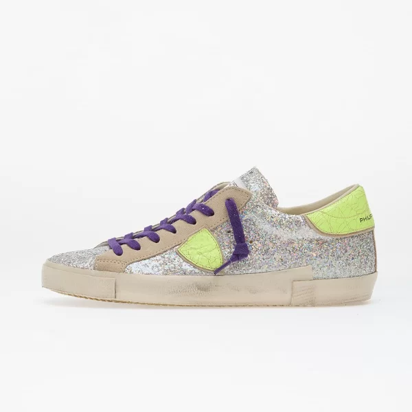 Sneakers Philippe Model Prsx Low Woman Glitter/ Argent EUR 41