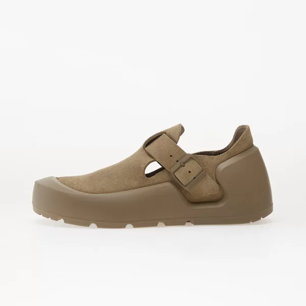 Sneakers Birkenstock Reykjavik Nubuck Leather Unisex Triple Taupe EUR 38