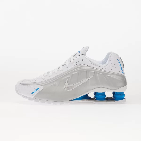 Sneakers Nike Shox R4 White/ Metallic Silver-Blue Hero EUR 42.5