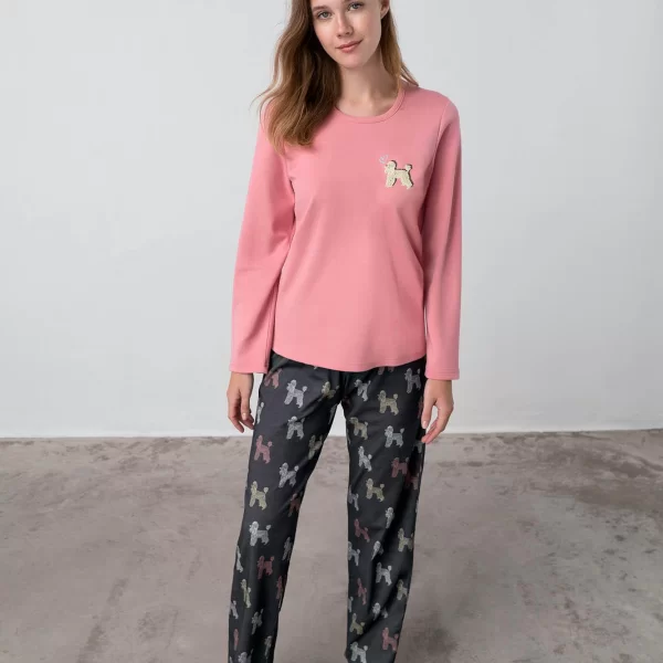 Vamp Εμπριμέ Πυτζάμα Με Λαιμόκοψη