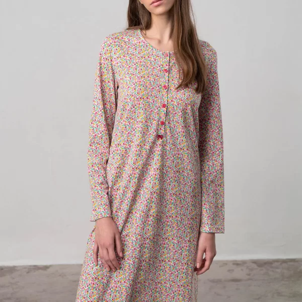 Vamp Φλοράλ Νυχτικό με Πατιλέτα