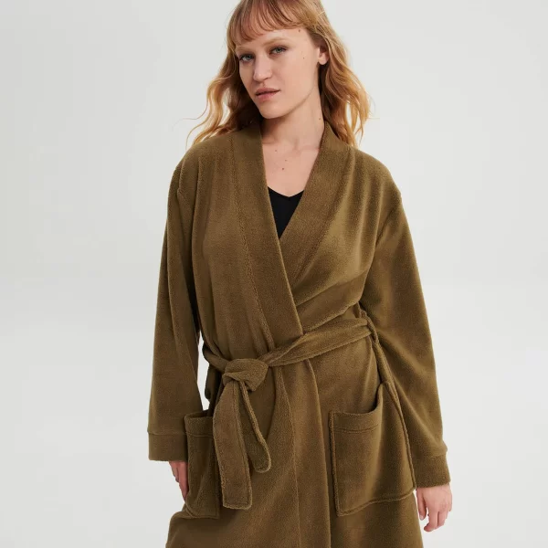 Vamp Μονόχρωμη Σταυρωτή Ρόμπα