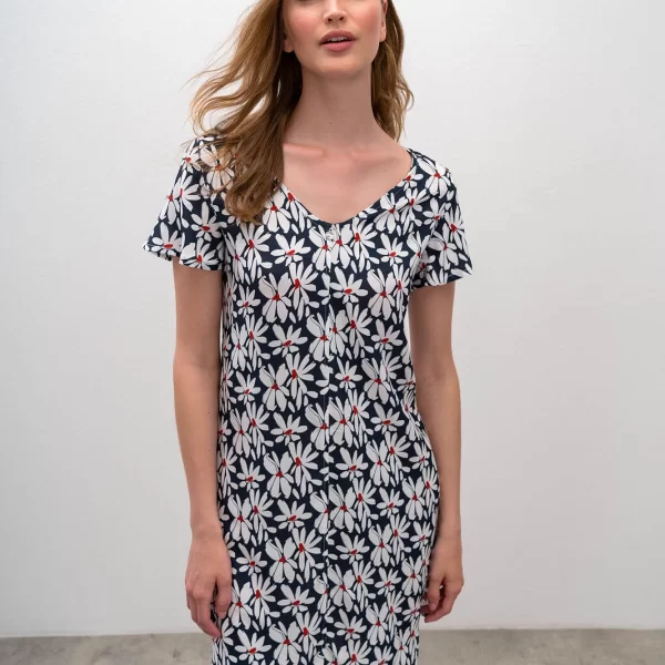 Vamp Κοντομάνικο Νυχτικό Φλοράλ