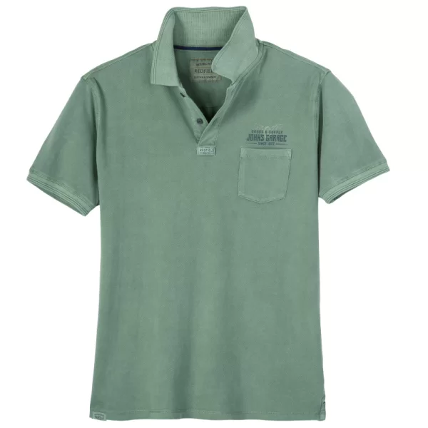 Stone Washed Polo pique 