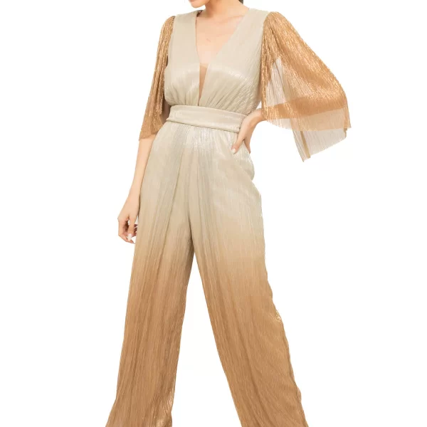 ΟΛΟΣΩΜΗ PLUS SIZE ΦΟΡΜΑ ΛΟΥΡΕΞ ΜΕ ΖΩΝΗ ΧΡΥΣΟ