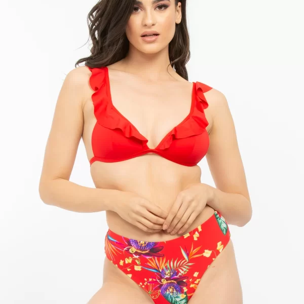 ΜΑΓΙΟ ΜΠΙΚΙΝΙ ΜΕ ΒΟΛΑΝ m2163k ΚΟΚΚΙΝΟ