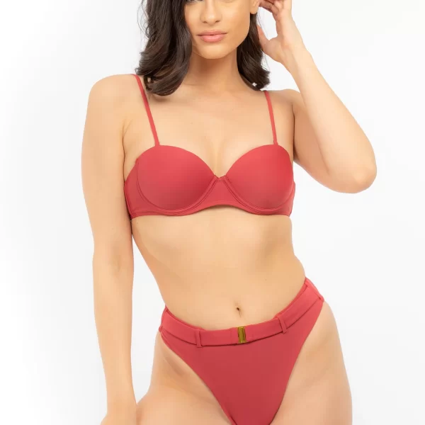 ΜΑΓΙΟ ΜΠΙΚΙΝΙ ΜΕ ΜΠΑΝΕΛΑ ΚΑΙ ΖΩΝΑΚΙ ΣΑΠΙΟ ΜΗΛΟ