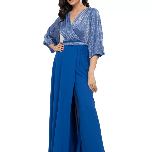 ΟΛΟΣΩΜΗ ΦΟΡΜΑ ΚΡΕΠ ΜΕ GLOSSY ΜΠΛΕ ΡΟΥΑ