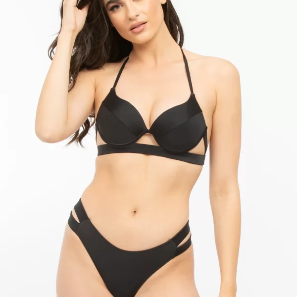 ΜΑΓΙΟ ΜΠΙΚΙΝΙ ΜΕ ΜΠΑΝΕΛΑ m8100 ΜΑΥΡΟ