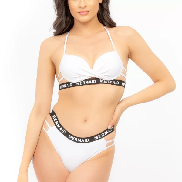 ΜΑΓΙΟ ΜΠΙΚΙΝΙ ΜΕ ΜΠΑΝΕΛΑ m3361l ΛΕΥΚΟ