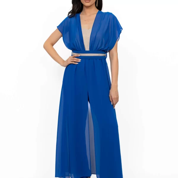 ΟΛΟΣΩΜΗ ΦΟΡΜΑ PLUS SIZE ΜΟΥΣΕΛΙΝΑ ΜΠΛΕ ΡΟΥΑ ΜΠΛΕ ΡΟΥΑ