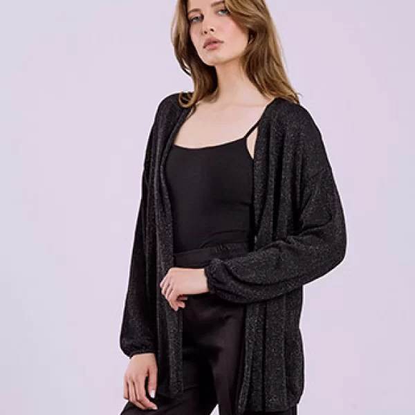 Ζακέτα μεταλλιζέ SQ7906.5650+1