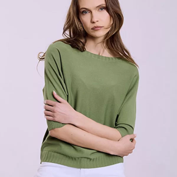 Πουλόβερ με ελαφριά πλέξη SQ7561.4977+8