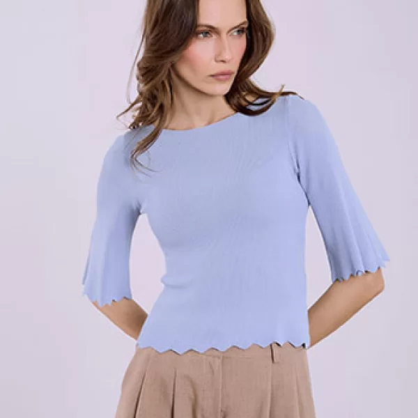 Τοπ με κυματιστό τελείωμα SQ7906.4655+3