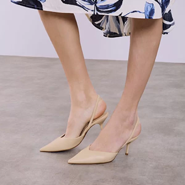 Γόβες slingback δερματίνης SQ7741.A517+2