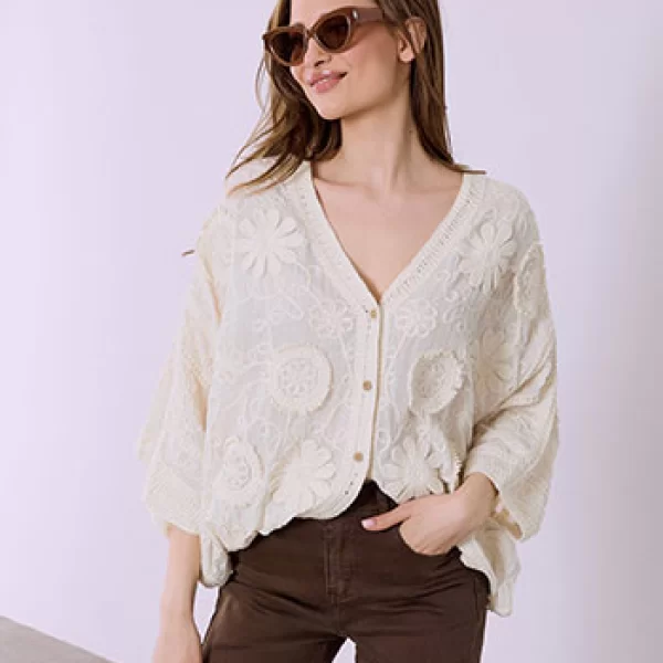 Ζακέτα βαμβακερή SQ9844.5055+2