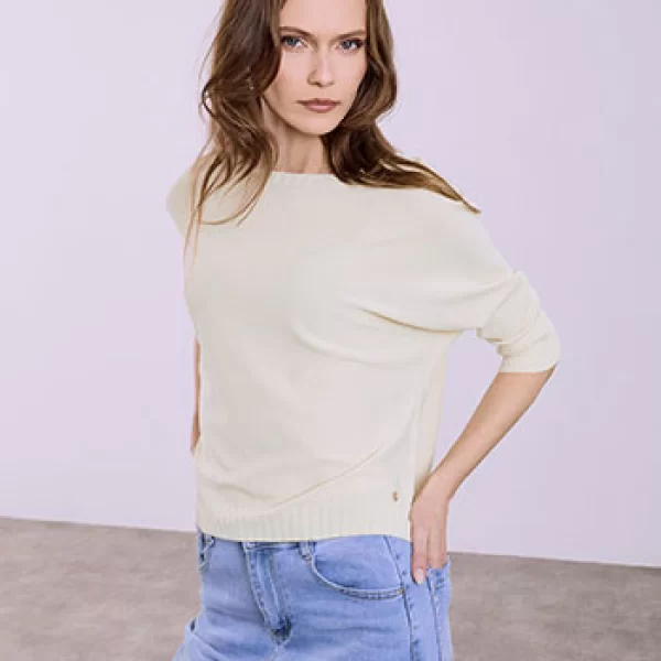 Πουλόβερ με ελαφριά πλέξη SQ7561.4977+5