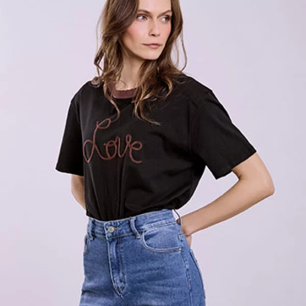 T-shirt με διχρωμία SQ7642.4126+4