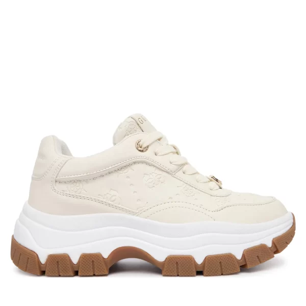 Guess Γυναικείο Sneaker Berrett2 FLFBRTPEL12-Cream Εκρού