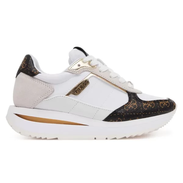 GUESS ΓΥΝΑΙΚΕΙΟ ΠΑΠΟΥΤΣΙ ENERGY3 FLPEG3FAL12 WHITE BROWN