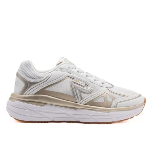 REPLAY ΓΥΝΑΙΚΕΙΟ SNEAKER CHRISTAL JR GBS90 .202.C0008T 199 WHITE LT GOLD